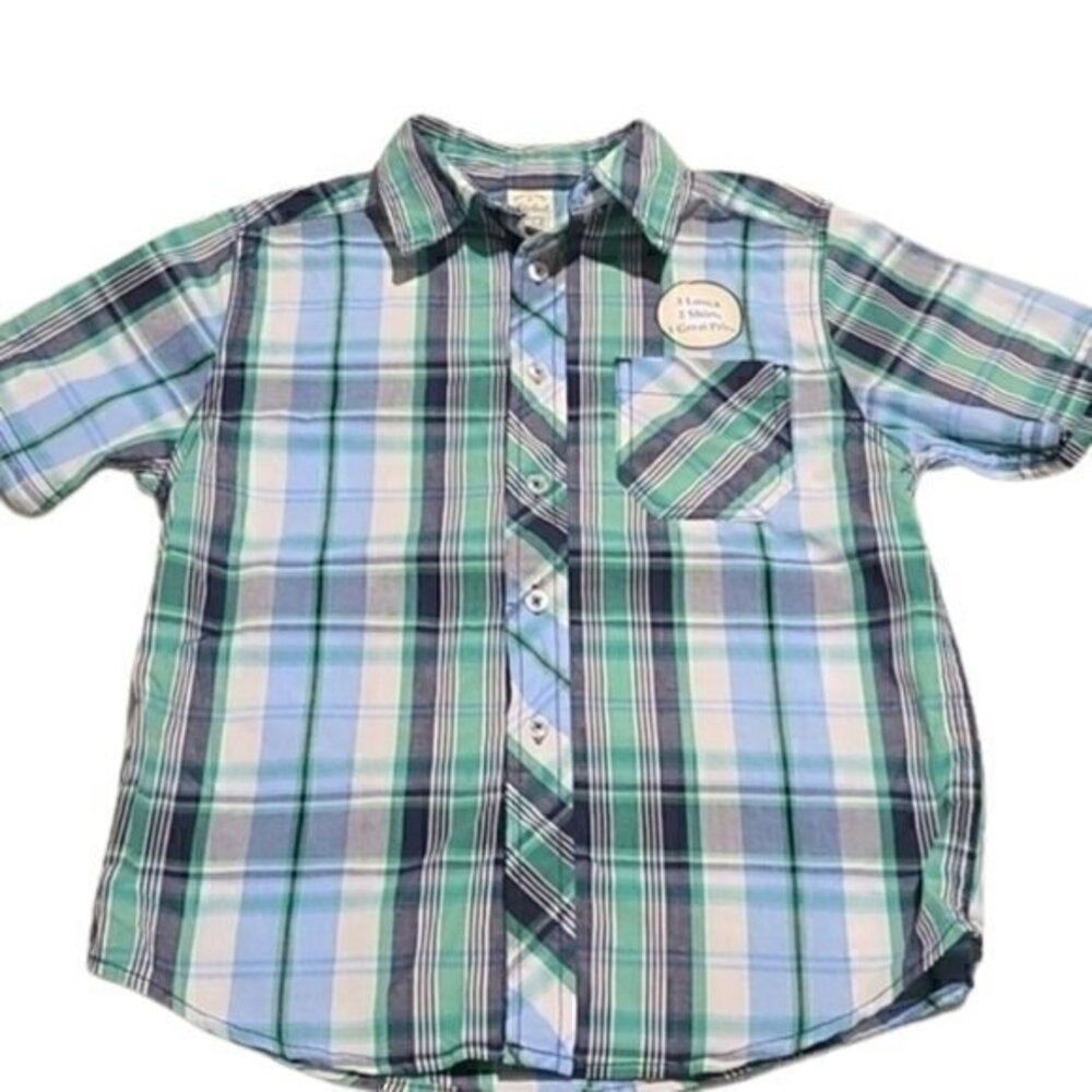 NWOT [Faded Glory] Short Sleeve Button Down